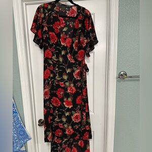 Floral Wrap Dress